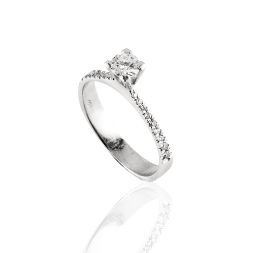 סוליטרים - טבעות אירוסין - SRE-2214 W